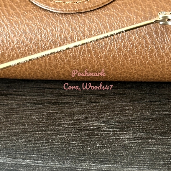 Ray Ban Aviator Copper Pink Flash Lenses RB3025 Gold Frame 58 / 62 Unisex New - Picture 9 of 16